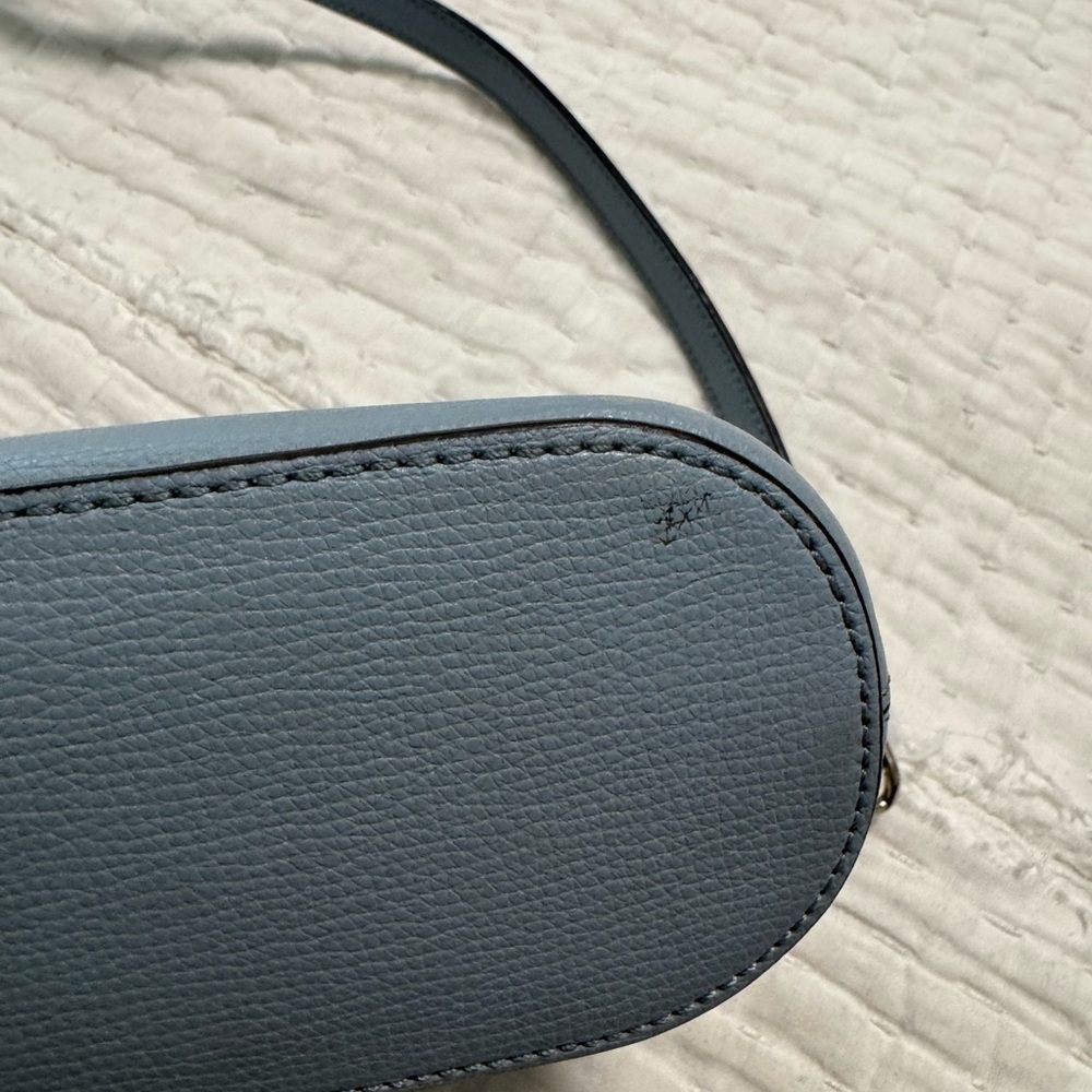 Kate Spade light Blue Crossbody Bag with silver Chain Detail - Picture 5 of 7